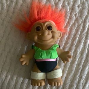 Vintage Large Russ Work Out Aerobics Troll
